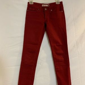 GJG red skinny jeans size 1